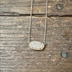 Elegant Gold and Silver Pendant Necklace